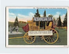 Postcard The Overland Trail Stage Coach Cheyenne Wyoming USA picture