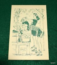 VINTAGE 1943 GIRL SCOUT POSTCARD - picture