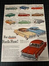 Vintage 1952 Ford Print Ad picture