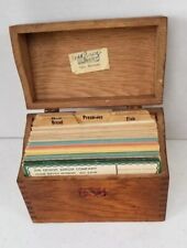 Vintage Weis Recipe Box With Recipes picture