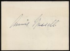 Annie Russell d1936 signed autograph 1x3 Cut English-born Actress in Esmerelda picture