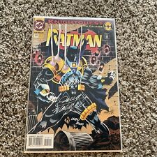 DC Comics - Batman Knightquest - 501 - Signed By Doug Moench & Kelley Jones COA picture