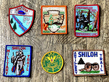 Lot Of 6 Boy Scouts Of America Trail Patches BSA Chickamauga Shiloh Stone River picture