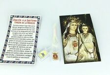 Scapular Our Lady of Mercy La Merced White Scapular Molded Catholic Mary 19 inch picture