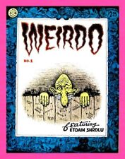 WEIRDO #1, 1981, 1st PRINT, ROBERT CRUMB, LAST GASP, UNDERGROUND COMIC “SCARCE