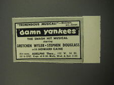 1957 Damn Yankees Play Ad - Tremendous Musical picture