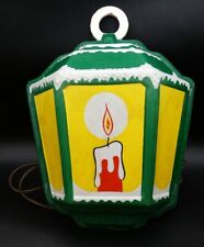 Vintage Christmas Glolite Old English Flatback Lantern with Box picture