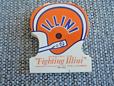 Vintage Illinois Fighting Illini 1976-1977 Football Schedule Helmet Matchbook picture