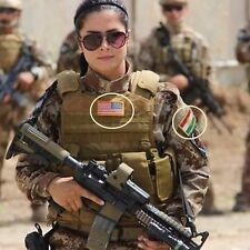 Anti-Isis Syria-Iraq Peshmerga Freedom Fighter for Kurdistan 2-Flag velkrö Set picture