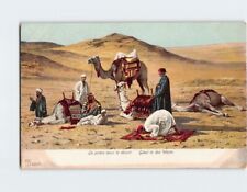 Postcard Gebet in der Wüste picture