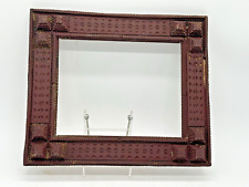 Painted Folk Art Tramp Frame Victorian Multi Layer Antique 1800s red early picture