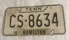 1966 Tennessee License Plate Natural (no stickers) Hamilton County CS-8634 picture