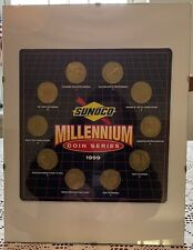 1999 SUNOCO Millennium Coin Series COMPLETE SET-NEW in Box-Excellent-10 Coins picture