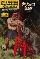 Classics Illustrated - #140 - On Jungle Trails - Frank Buck   FINE picture