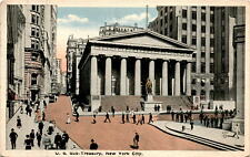 U.S. Sub-Treasury, New York City, Federal Hall, George Washington, Postcard picture