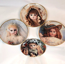 Limited Edition Collection of 4 Hanau Doll Museum Plates Franklin Mint picture