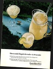 1968 Vintage ad for Puerto Rican Rum Pitcher Glass island photo c4 picture