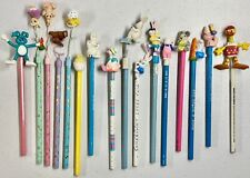 *NEW* Lot 16 Vintage Easter Pencils & Toppers Russ Hallmark Bendable Hanging picture