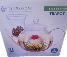 TEABLOOM Timeless Moments Celebration Flowering Teapot Set 40oz *NIB* picture