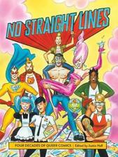 NO STRAIGHT LINES: FOUR DECADES OF QUEER COMICS By Various Excellent Condition picture