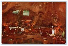c1950's Interior Of Eternal Tree House Redcrest California CA Vintage Postcard picture