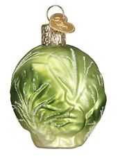 Old World Christmas BRUSSEL SPROUT (28120) Glass Ornament w/ OWC Box picture