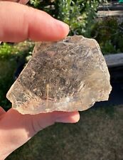 Golden Rutillated Quartz Rough Chunk, Unpolished, 71 grams, Cabbing/Lapidary picture