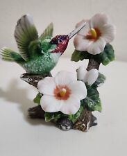 Beautiful Hummingbird Figure Between 2 Flowers Smoke Free Home picture