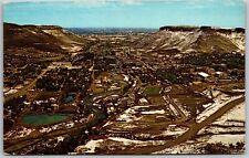 Vtg Golden Colorado CO City View & Table Mountain 1950s Postcard picture
