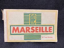 MARSEILLE France - Book of 20 Antique RPPC Postcard Booklet RARE 1880-1910 b picture