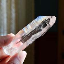 3.4in 68g Record Keeper Transmitter Blades of Light Lemurian Quartz Crystal, Col picture