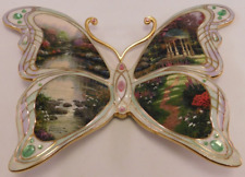 Thomas Kinkade On Wings Of Beauty Porcelain Butterfly The Garden of Prayer D071b picture