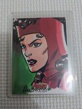 2006 Rittenhouse  Avengers 1963-Present 1/1 Scarlet Witch Sketch by  Rubinstein picture