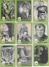 Horror Monster Series 1st Series Trading Cards Nu-Cards 1961 YOU CHOOSE THE CARD picture