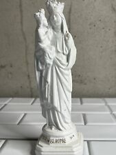 Sainte Anne de Beaupré Porcelin Statue Signed SR Antique Made in France picture