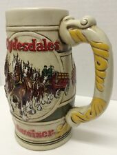 BUDWEISER ANHEUSER BUSCH BEER STEIN Mug 1983 Clydesdales Horses #49 CS58 picture