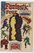 Fantastic Four 67 Marvel 1967 VG FN 1st Him Warlock Stan Lee Jack Kirby picture