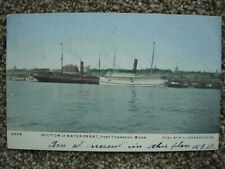 PORT TOWNSEND WA-SECTION OF WATER FRONT-SHIPS-1907-WASHINGTON-WASH-JEFFERSON CO picture