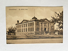 Antique Vintage Postcard Central School El Reno Oklahoma picture