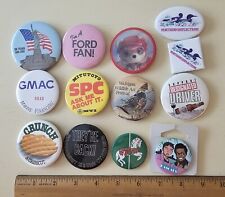 Vintage 1980's Pin Back Button collection - add some flare picture