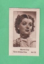 1930's  Myrna Loy  Spanish Tiny Film  Card  Rare Possible Promo Read picture