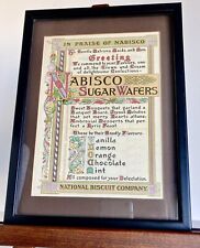 Antique Nabisco Sugar Wafer Advertisement 1904 National Biscuit Company Framed picture