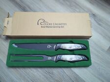 2023 Ducks Unlimited Soul Mates Carving Knife Set New With Box picture