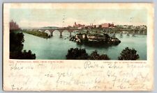 Postcard Posted 1906 Minneapolis Minnesota From Across River C5 picture