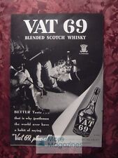 1936 Esquire Advertisement VAT69 Blended Scotch Whiskey, from PARK & TILFORD picture