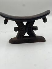 African Wood Carved Headrest From The Shona People In Zimbabwe picture