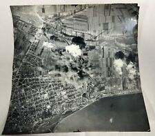 Vintage Antique WWII Air Force Military Aerial Bombing Airplane Bomb Photo (A5) picture