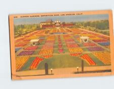 Postcard Sunken Gardens Exposition Park Los Angeles California USA picture