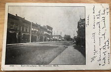 1906 East Broadway Mt. Pleasant Isabella County Vintage ￼MICHIGAN MI POSTCARD picture