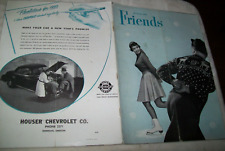 January 1950 Chevy Friends Magazine- Houser Chevrolet Co., Sheridan Oregon OR picture